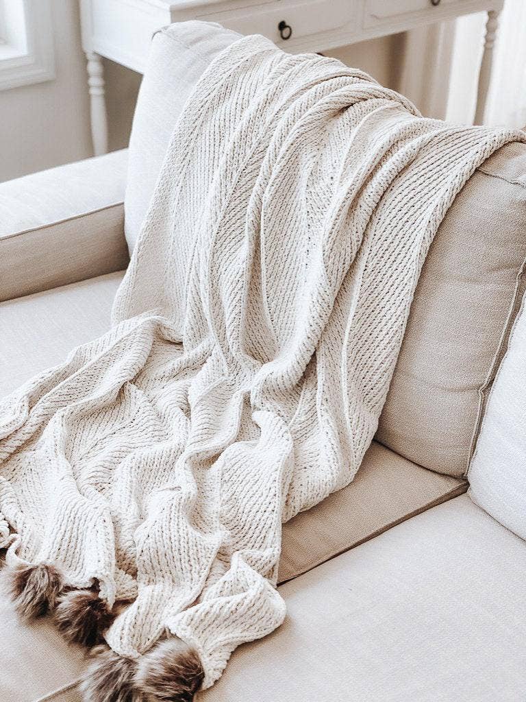 Knit Throw Blanket