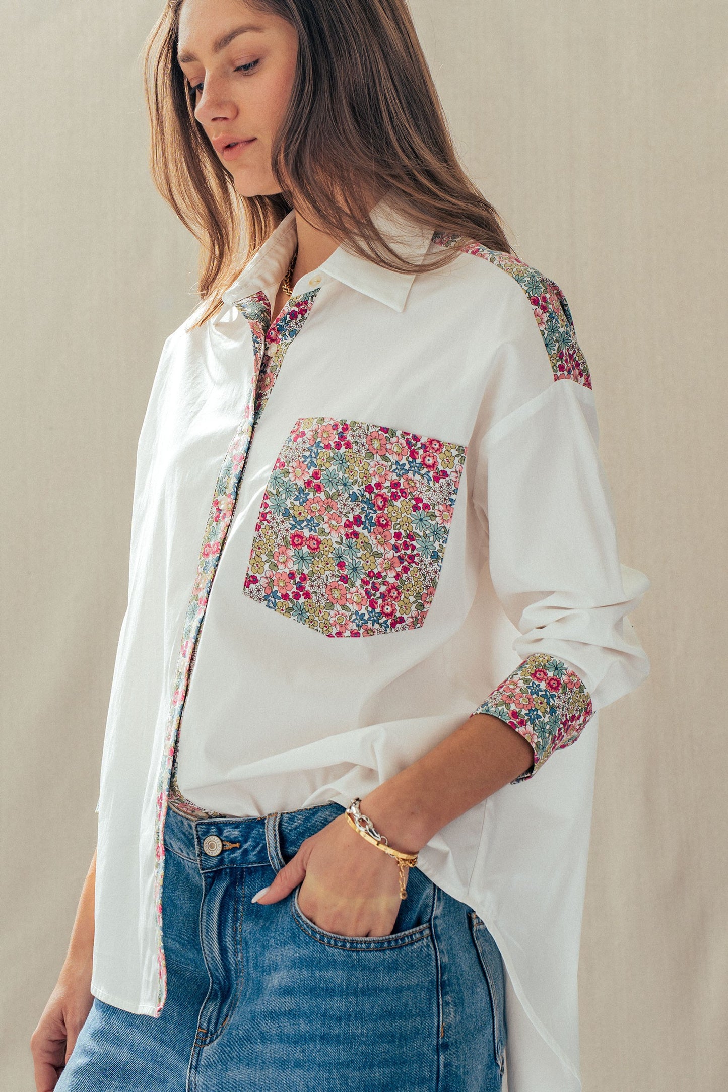 Spring Garden Classic Button-up Shirt