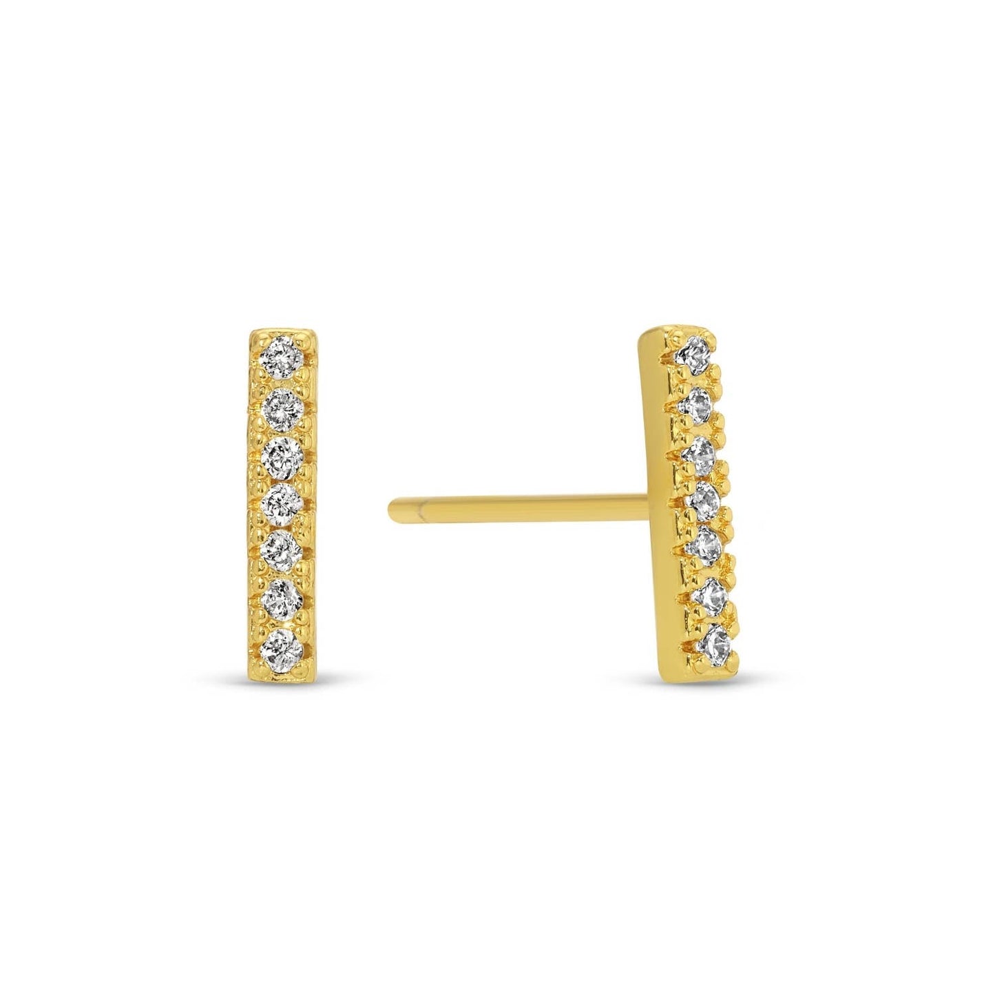Pavé Velvet Stud Gift Set: Gold