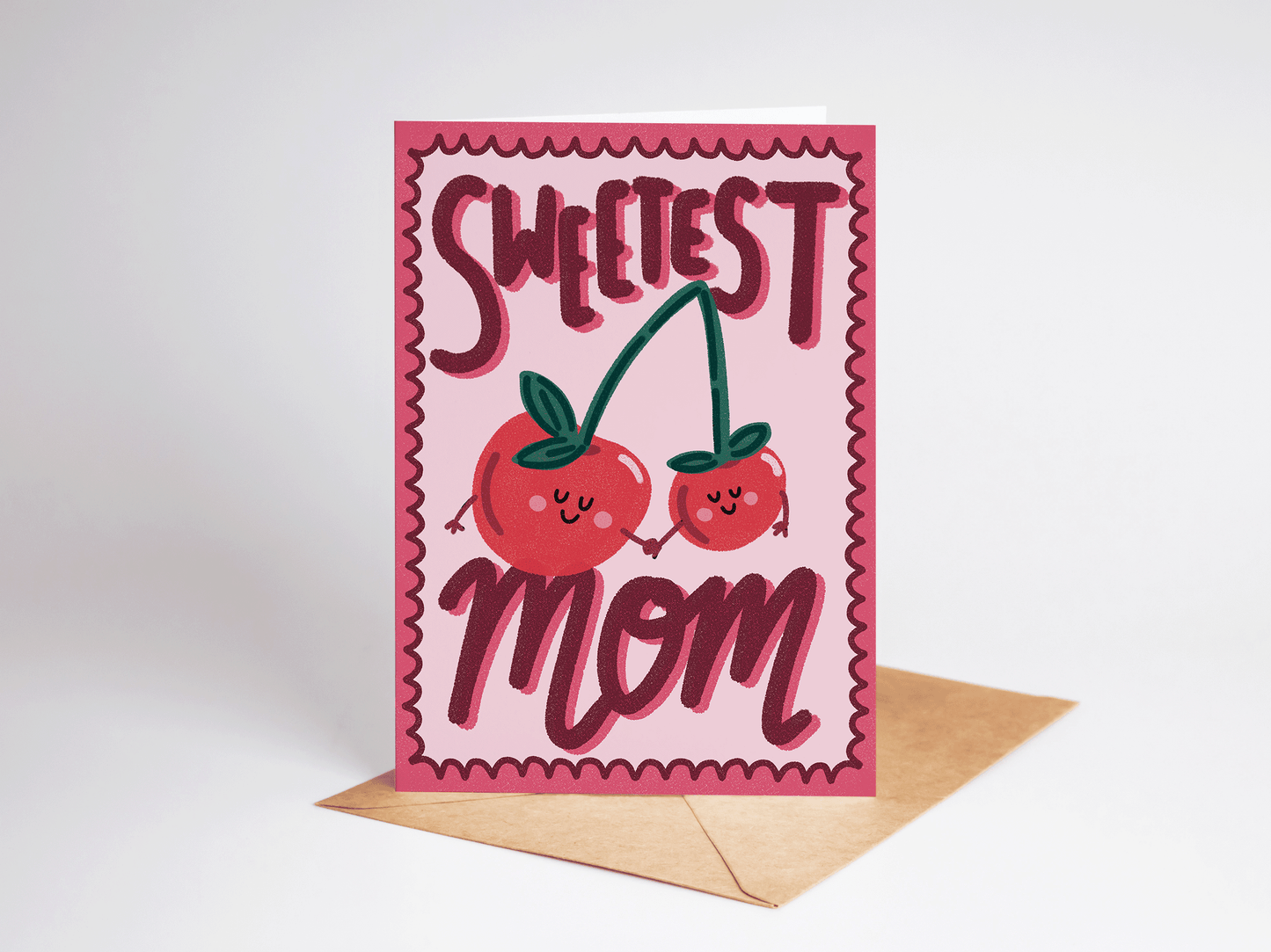Sweetest Mom Cherry Mother's Day Greeting Card