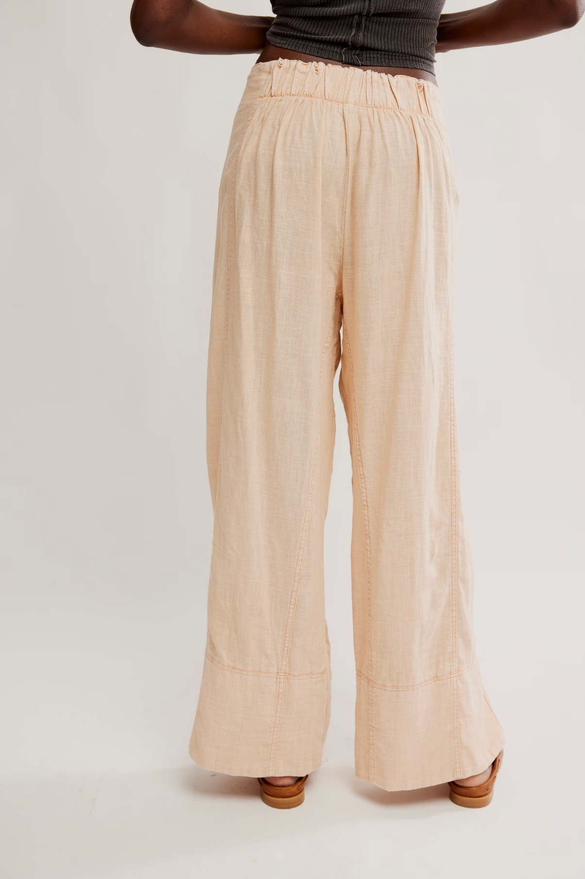 Free People | Days End Linen Pull On Pants