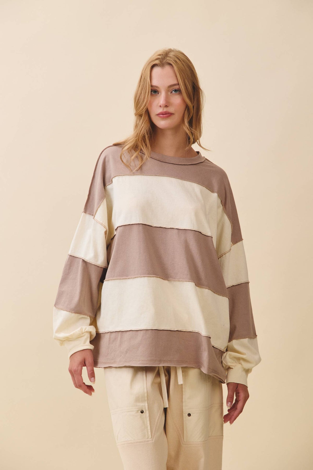 Easy Going Colorblock Pullover