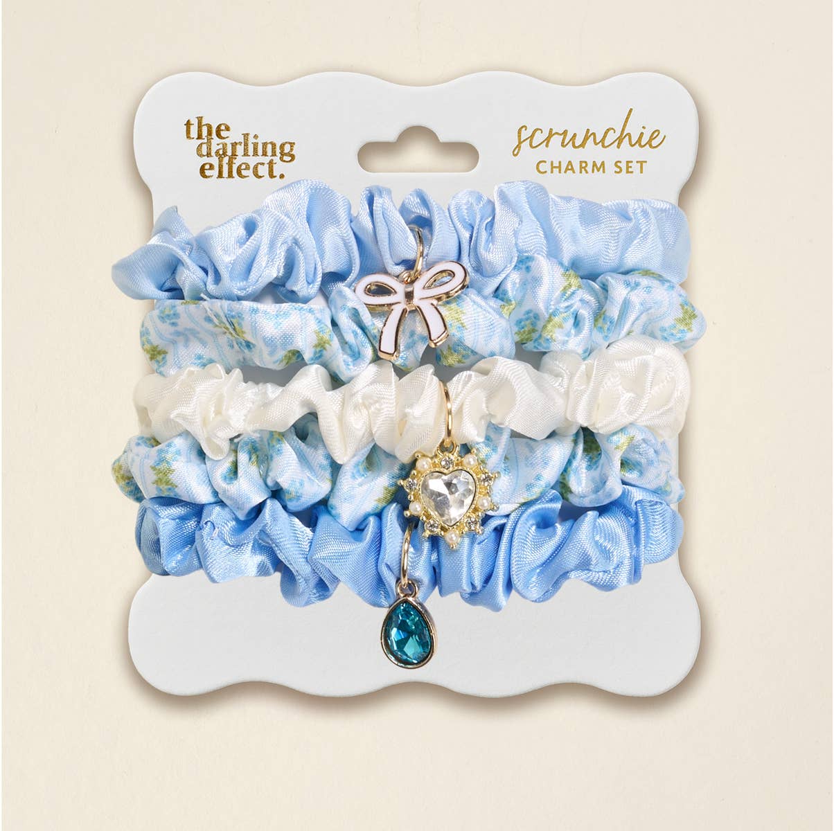 Scrunchie Charm Set–Oh So Fancy Blue