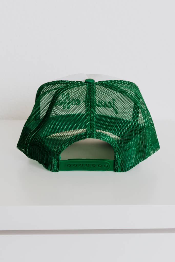 Jesus + Coffee Hat - Green