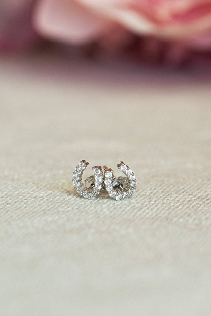 Luxe Horseshoe Earrings