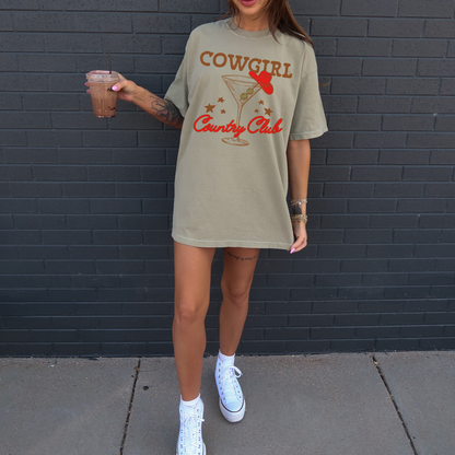 Cowgirl Country Club T Shirt