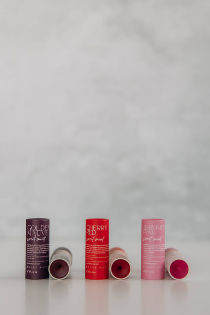 Tinted Tallow Lip Balm: Variety Pack (7x pink 7x mauve 6x red)