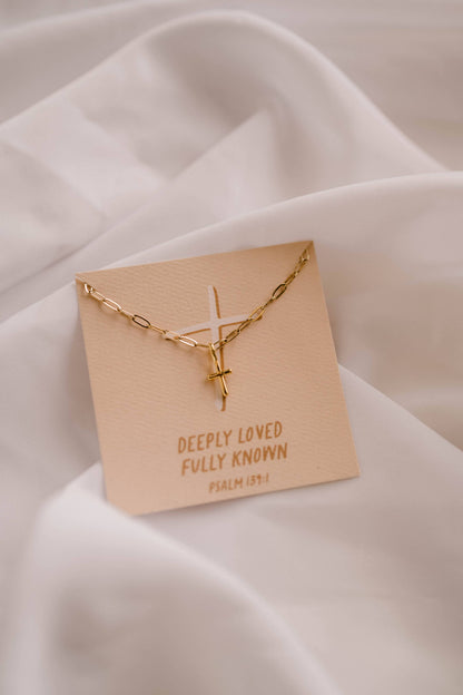 Deeply Loved Fully Known Charm Necklace