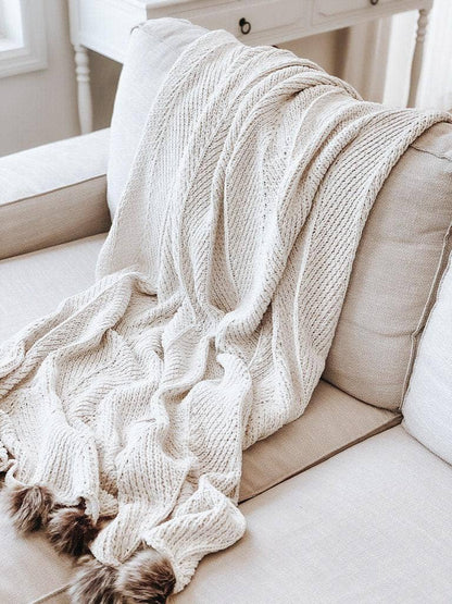 Knit Throw Blanket