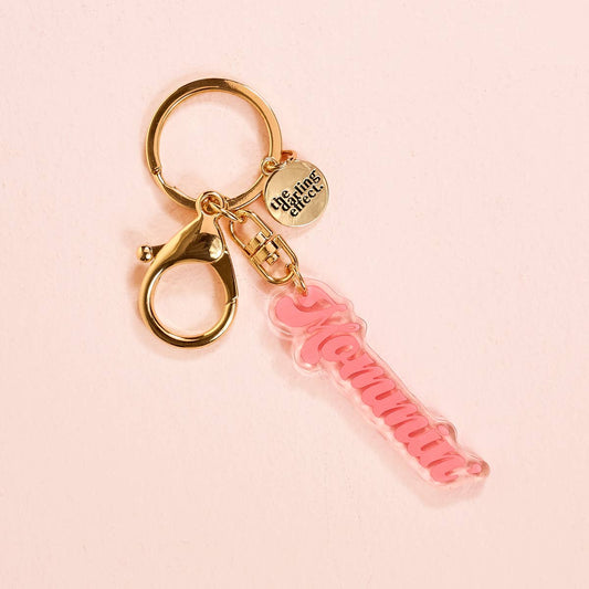 Acrylic Keychain–Mommin'