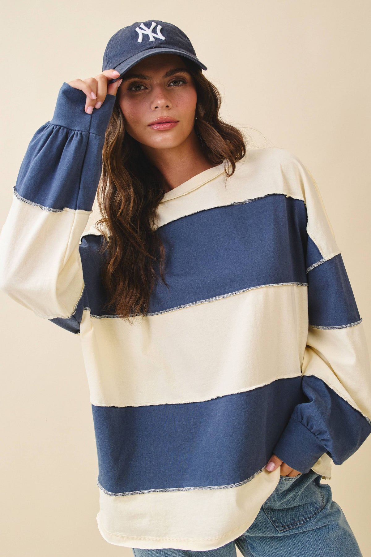 Easy Going Colorblock Pullover