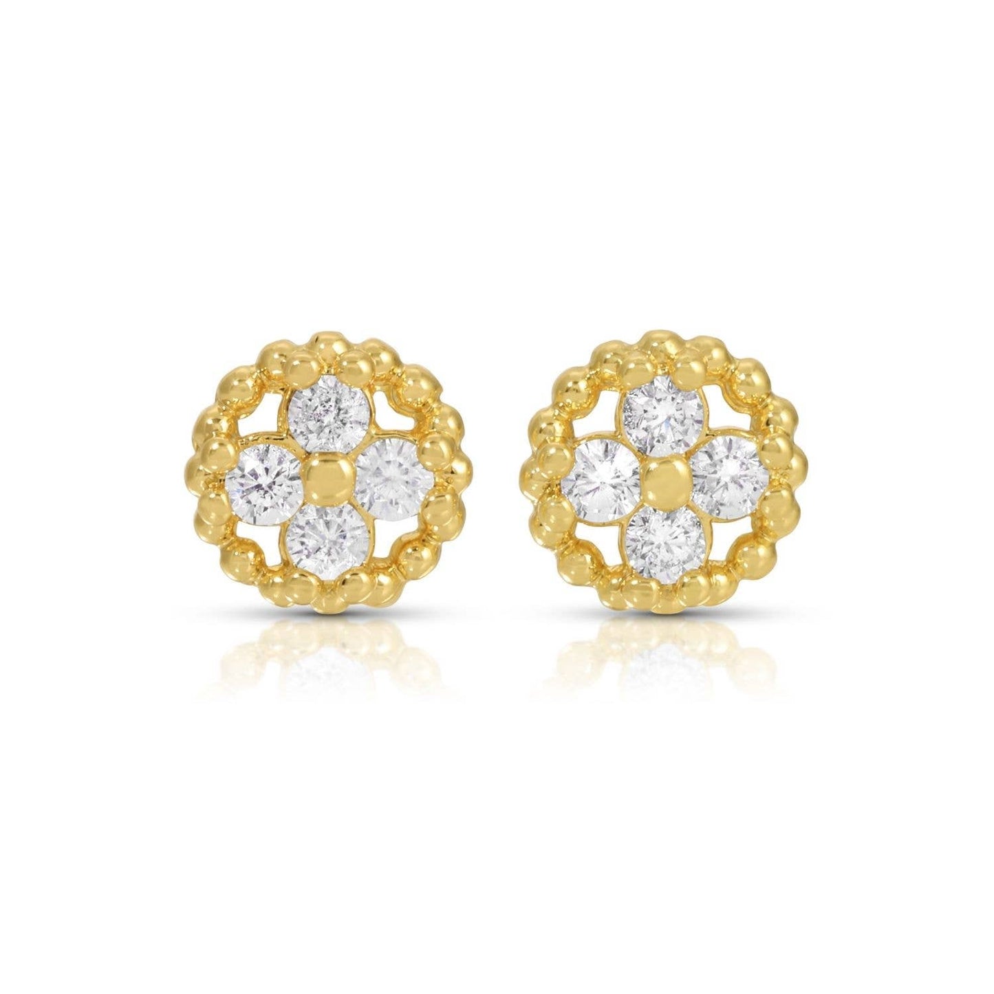 Fleur Studs on Velvet Tag