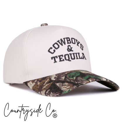 Camo Cowboys & Tequilla Trucker Hat