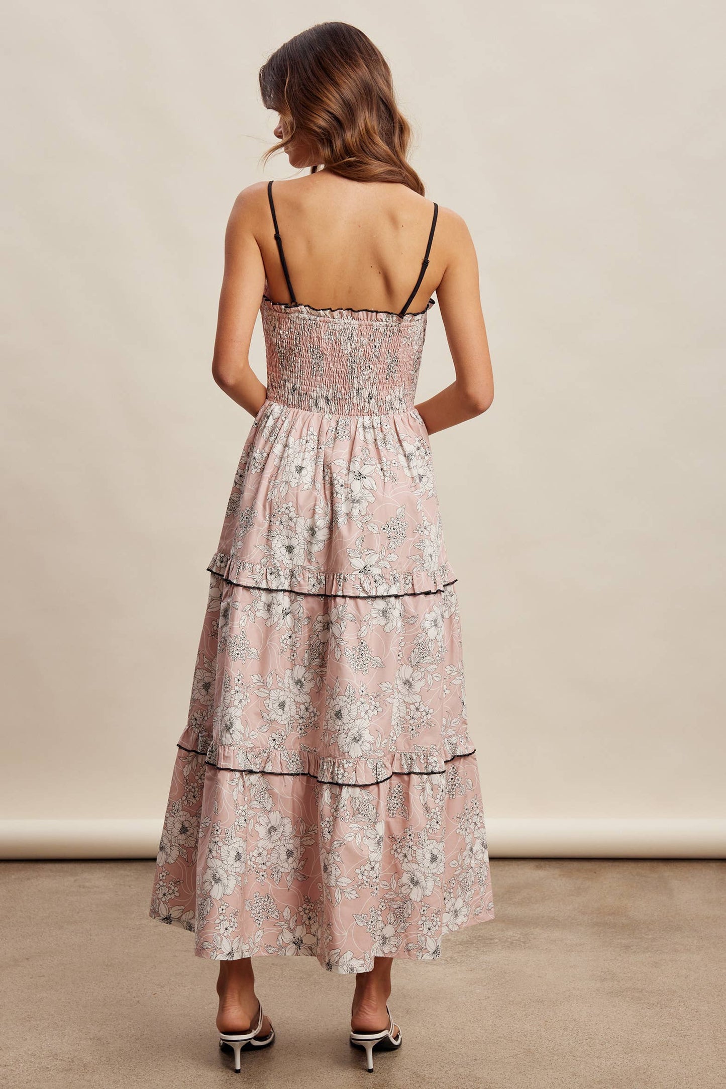 Floral Ruffle Tiered Maxi Dress