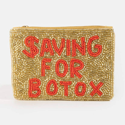 Saving For Botox Beaded Coin Purse: MULTI