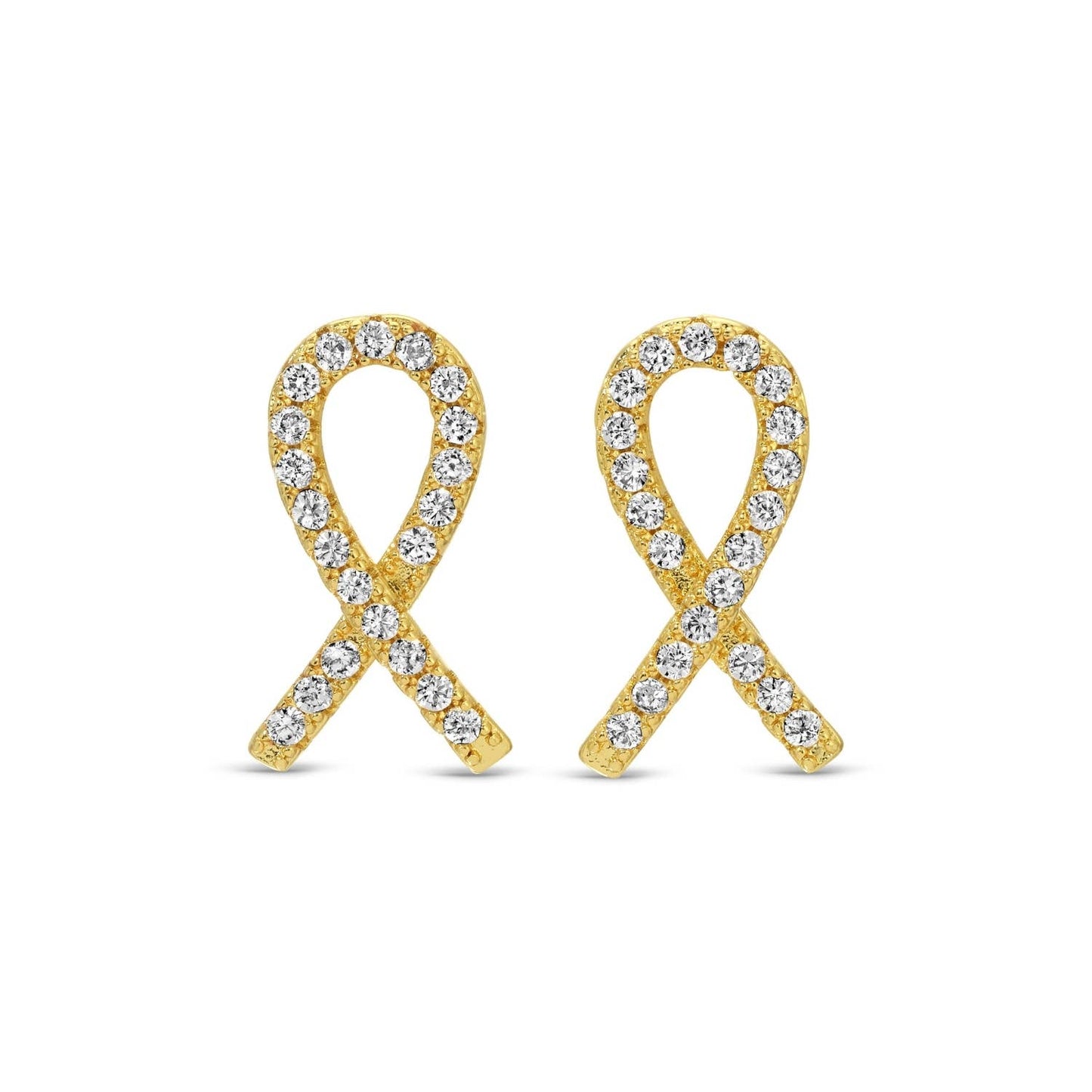 Pavé Ribbon Studs
