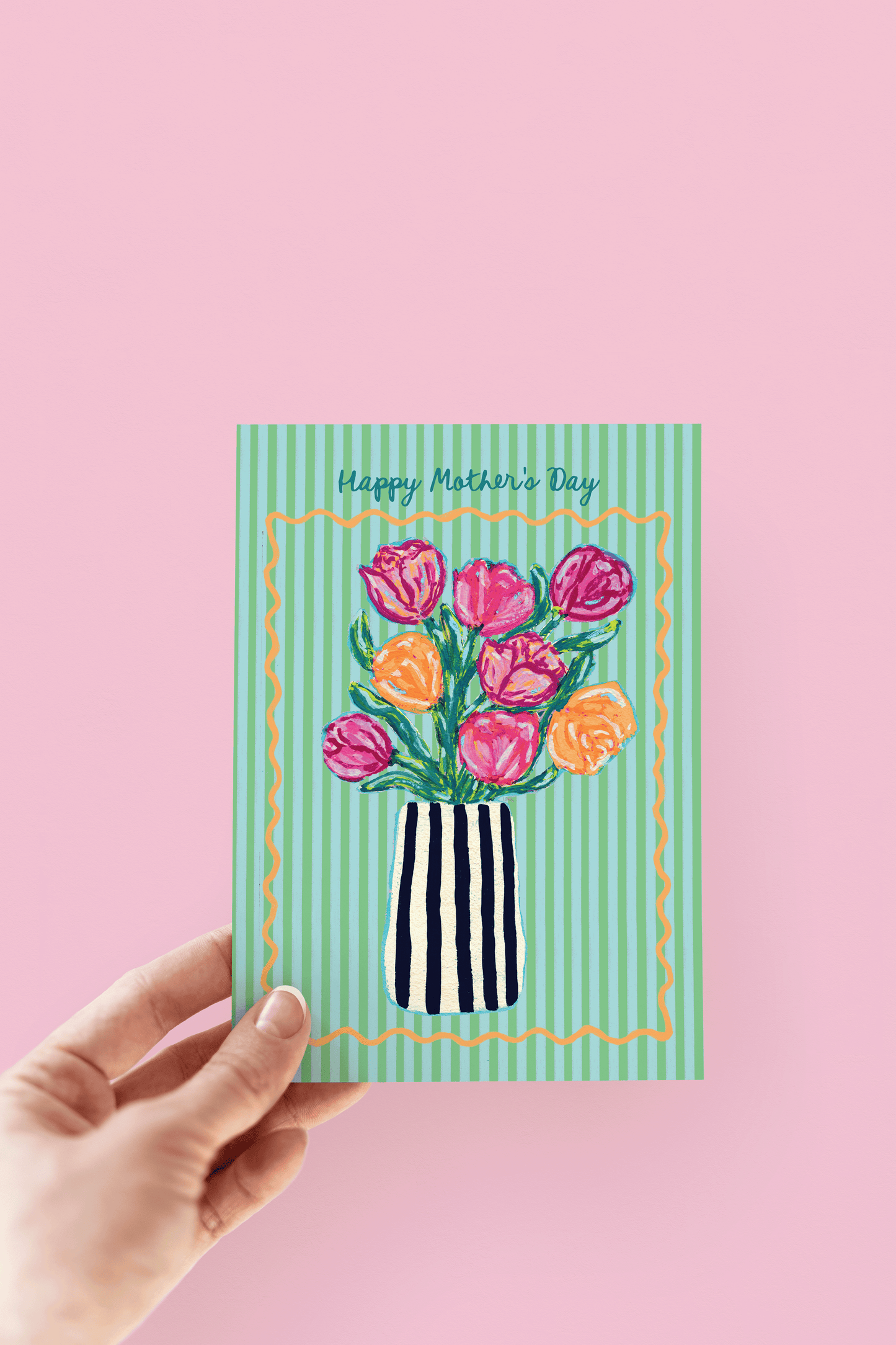 Mother's Day Tulips Greeting Card