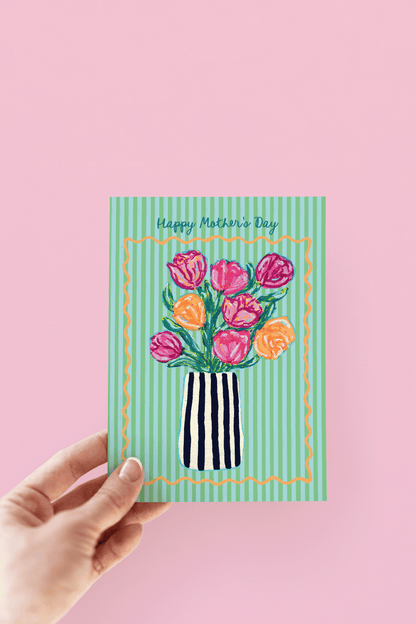 Mother's Day Tulips Greeting Card