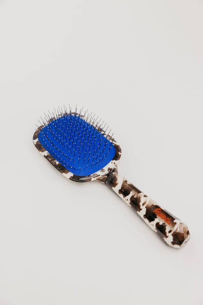 KAXI COW PRINT SCALP TO ENDS BRUSH