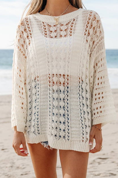 Knit Drop Shoulder Sweater