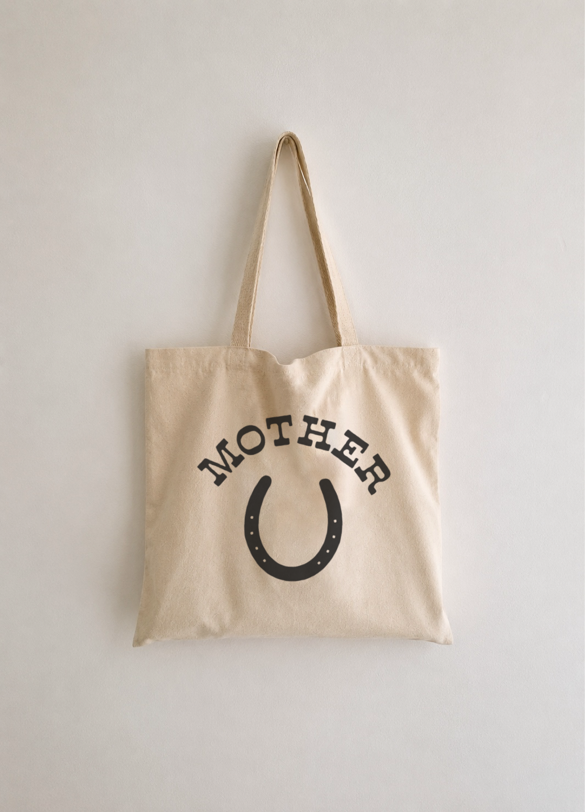 Mother horseshoe tote bag