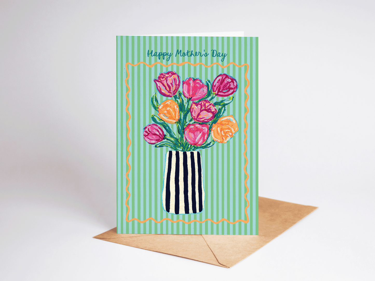 Mother's Day Tulips Greeting Card