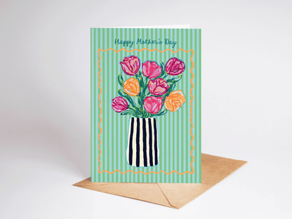 Mother's Day Tulips Greeting Card