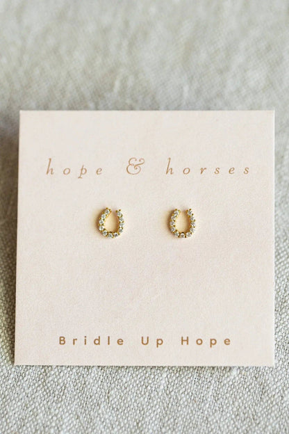 Luxe Horseshoe Earrings