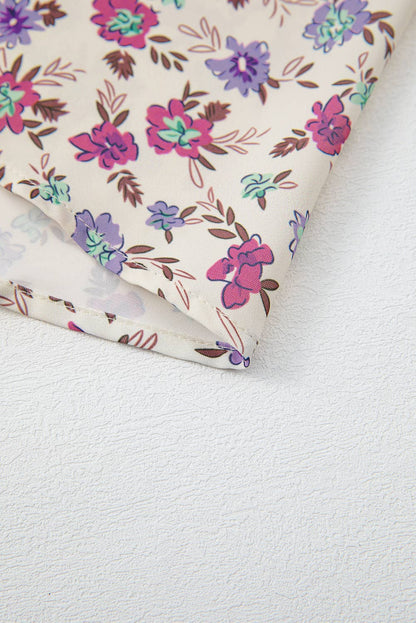 Denny | Bohemian Ditsy Floral Smocked Fit Flare Sundress