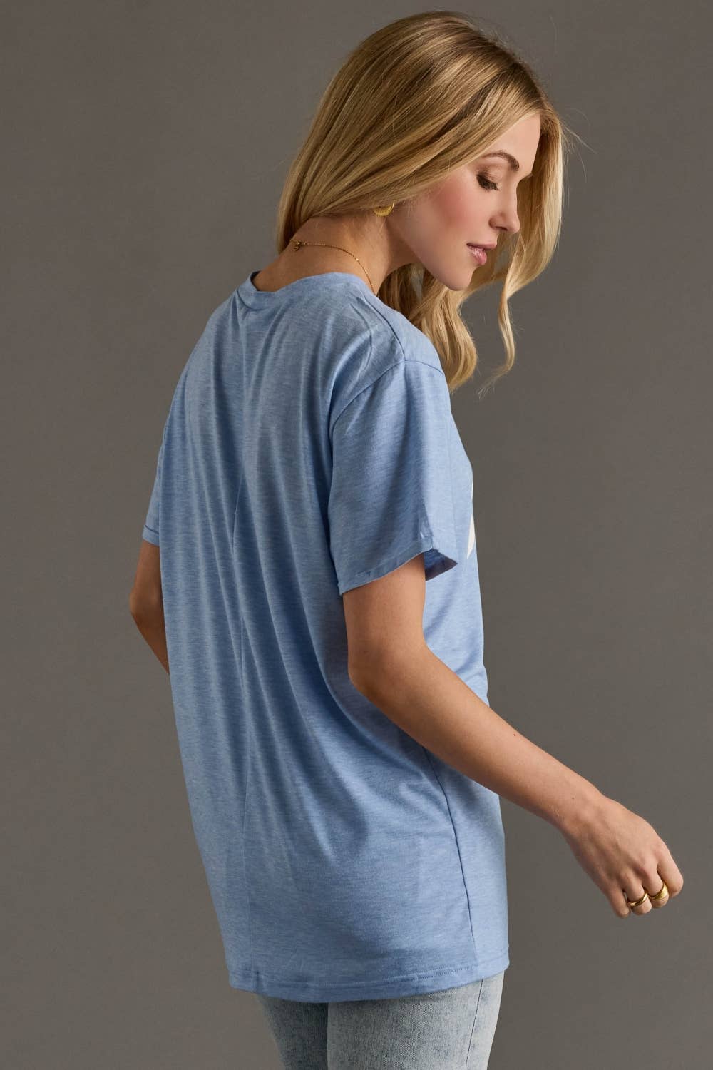 Lt. Blue Easy Like Sunday Morning Tee
