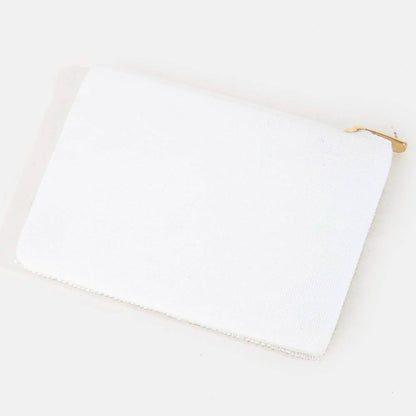 Botox Queen Beaded Coin Purse: MULTI