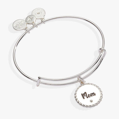 Mom Charm Bangle: Gold