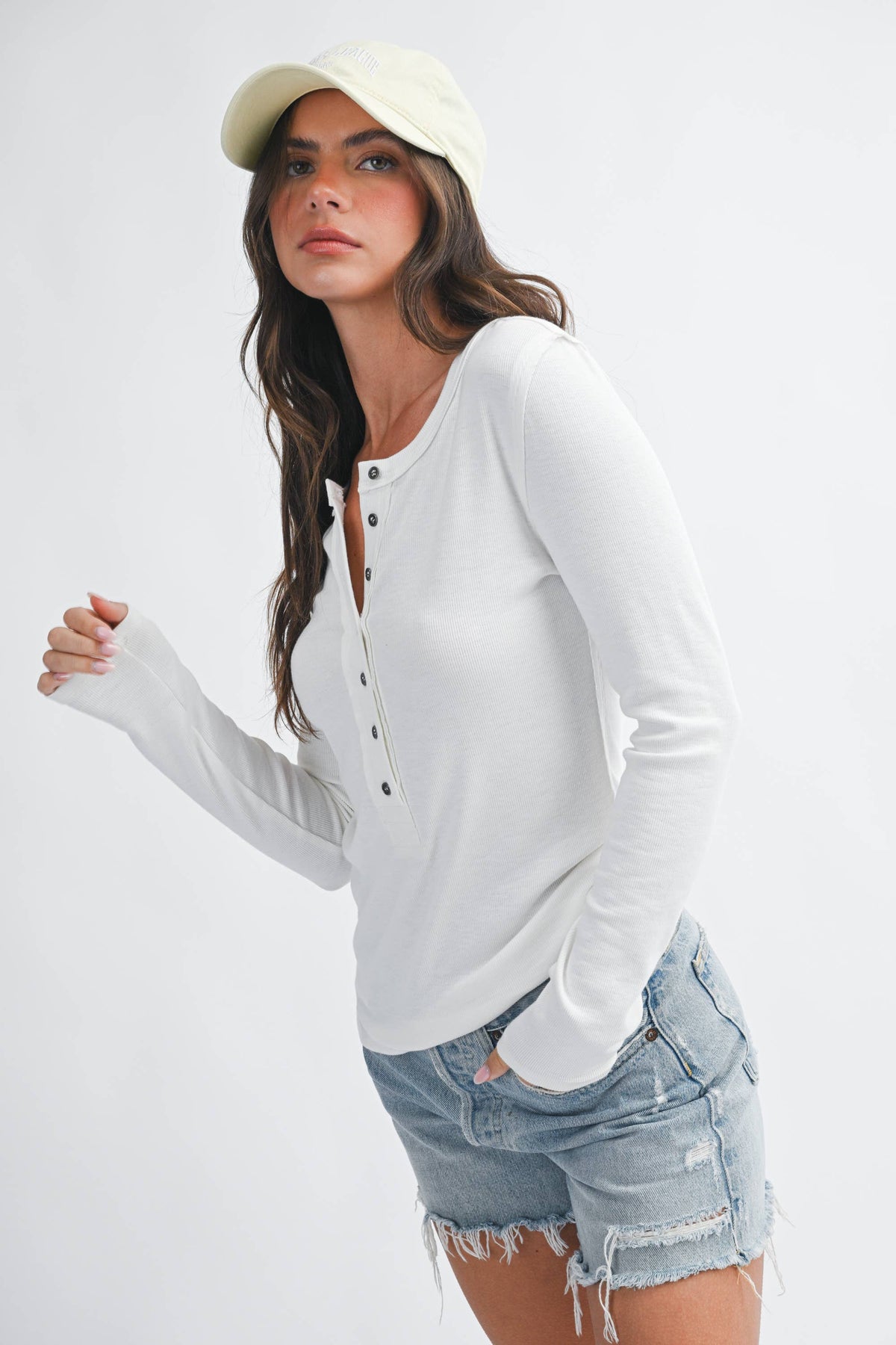 Henley Long Sleeve Top