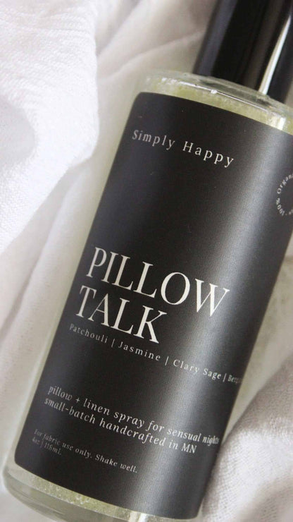 Pillow Talk | Organic Pillow + Linen Spray