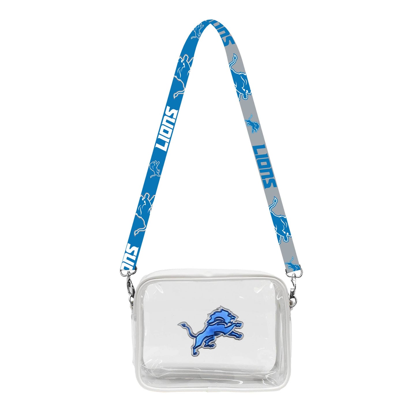 Detroit Lions Clear Fanny Fan Purse