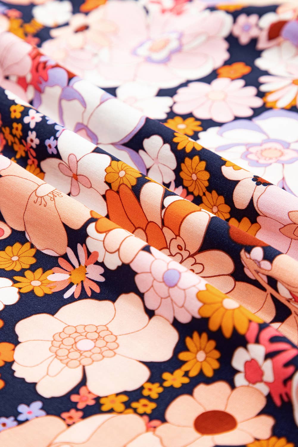 Roxane | Floral Smocked High Waist Square Neck Jumpsuit