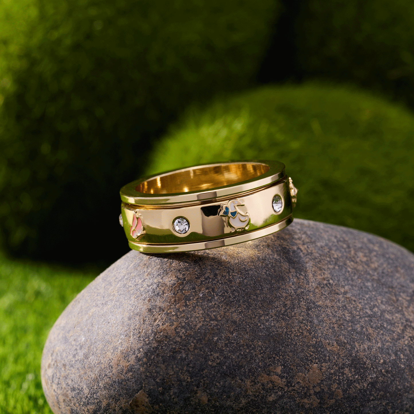 Garden Party Fidget Ring: Gold