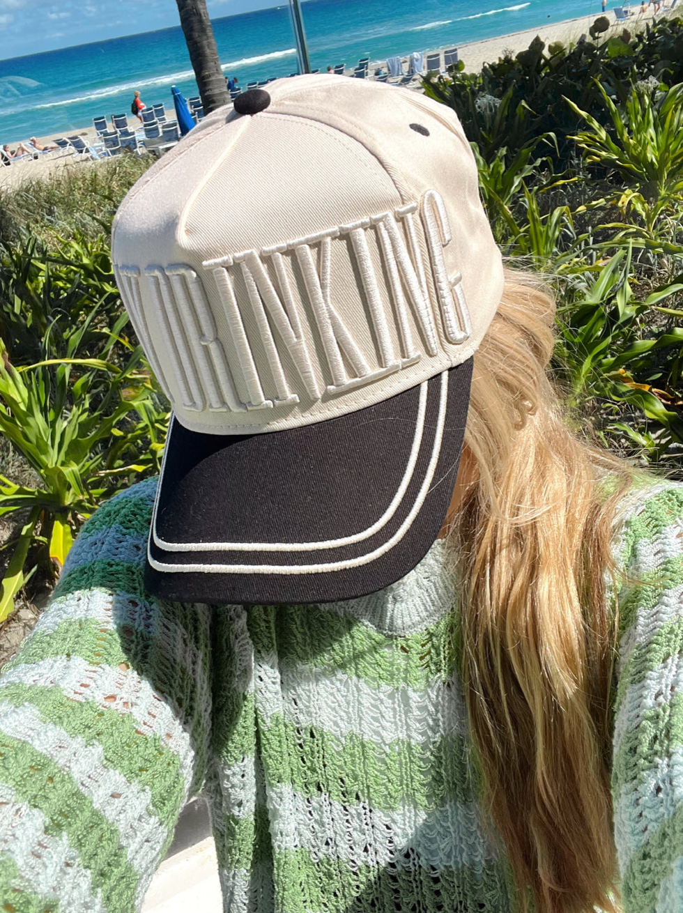 Day Drinking - Black Vintage Trucker Hat