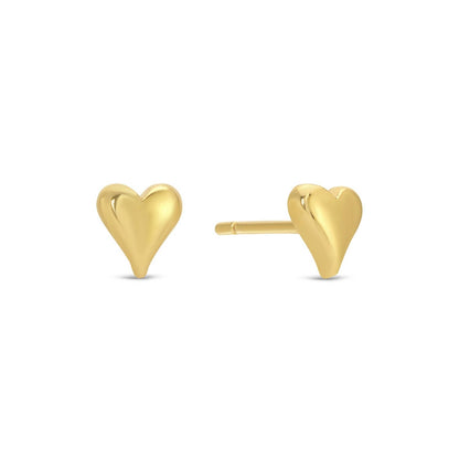 Heart Velvet Stud Set