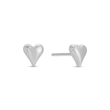 Heart Velvet Stud Set