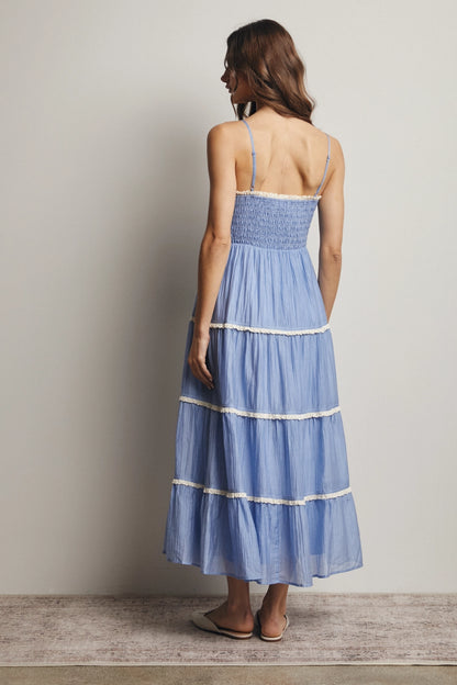 Smocked Tiered Maxi Dress