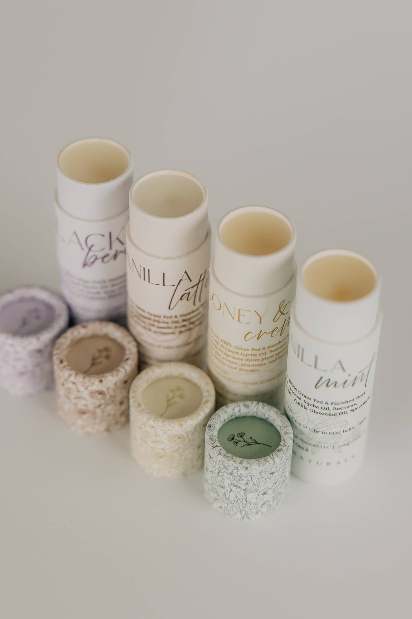 Tallow Lip Balm: Variety Pack (5x each flavor)