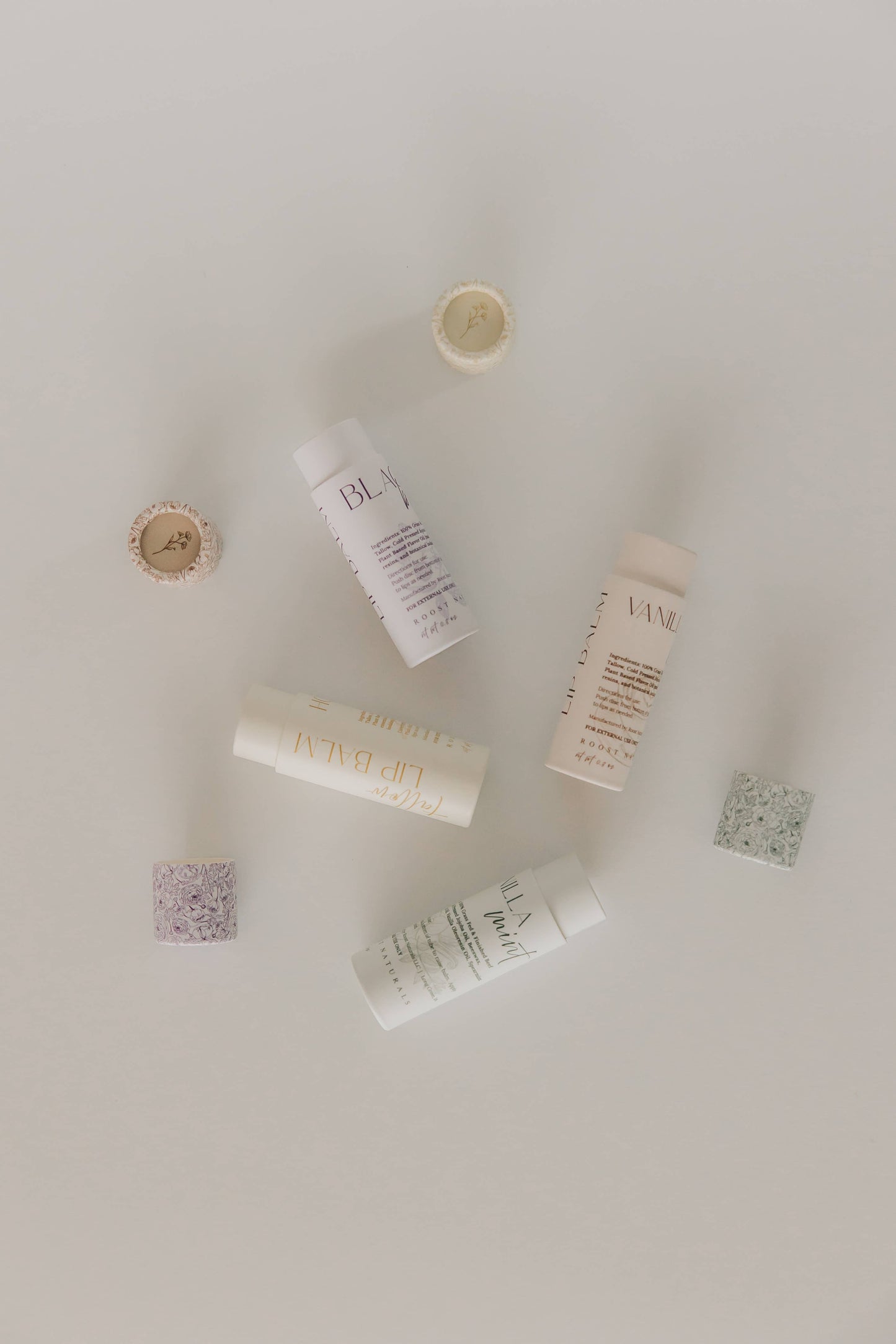 Tallow Lip Balm: Variety Pack (5x each flavor)