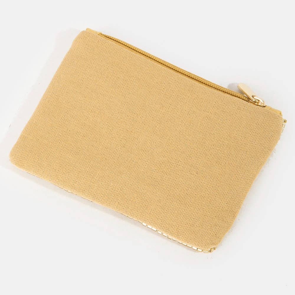 Saving For Botox Beaded Coin Purse: MULTI