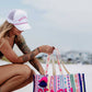 BEACH Tasseled Oversized Women's Tote Bag