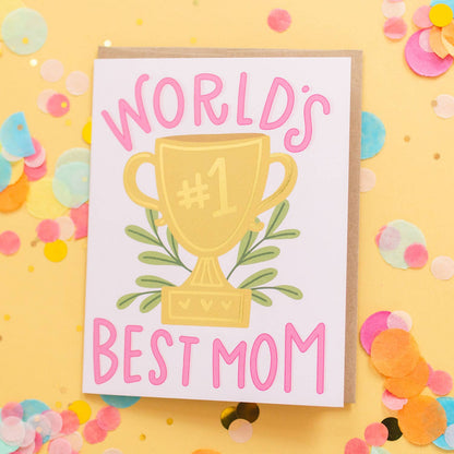 World's Best Mom Mother's Day Greeting Card