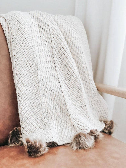 Knit Throw Blanket
