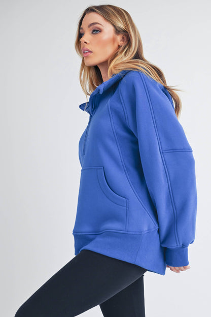 On the Go Hoodie Quarter Zipup