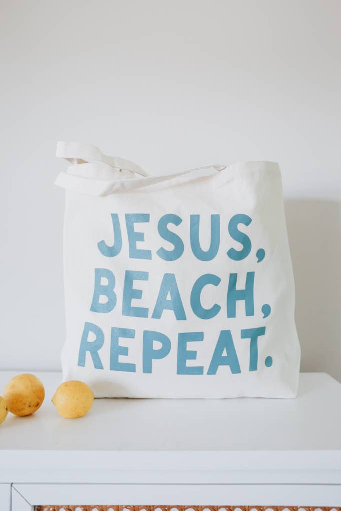 Jesus Beach Repeat Tote