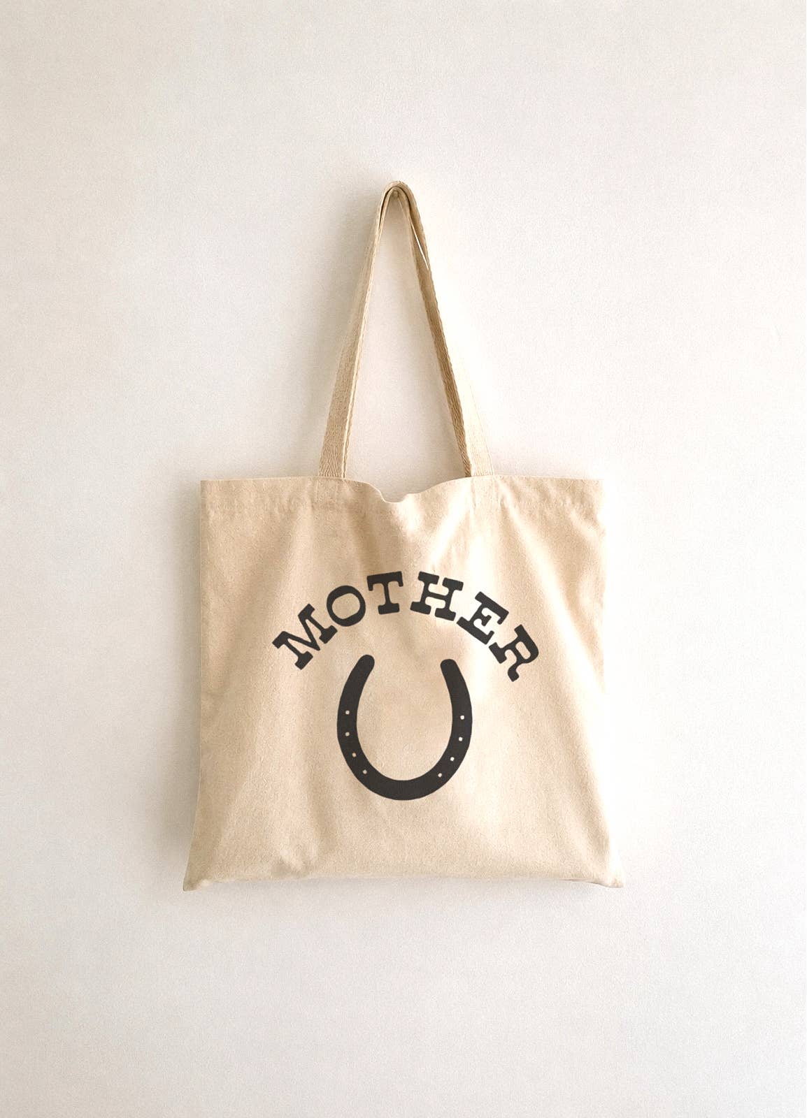 Mother horseshoe tote bag